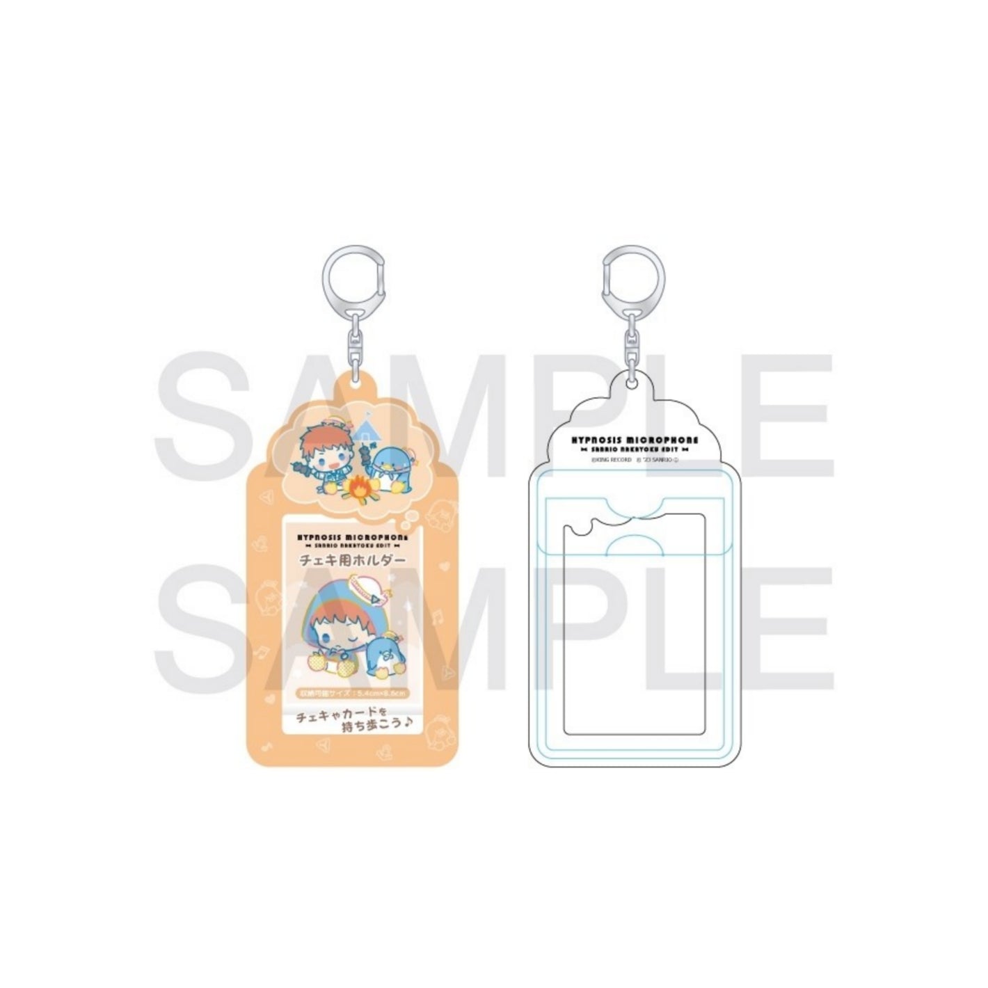 Hypnosis Mic - Sanrio Nakayoku Edit - Rio Mason Busujima & Tuxedo Sam Photocard Holder
