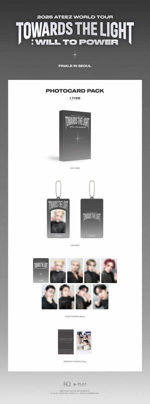 2025 ATEEZ - Photocard Pack 'TOWARDS THE LIGHT : WILL TO POWER' FINALE IN SEOUL