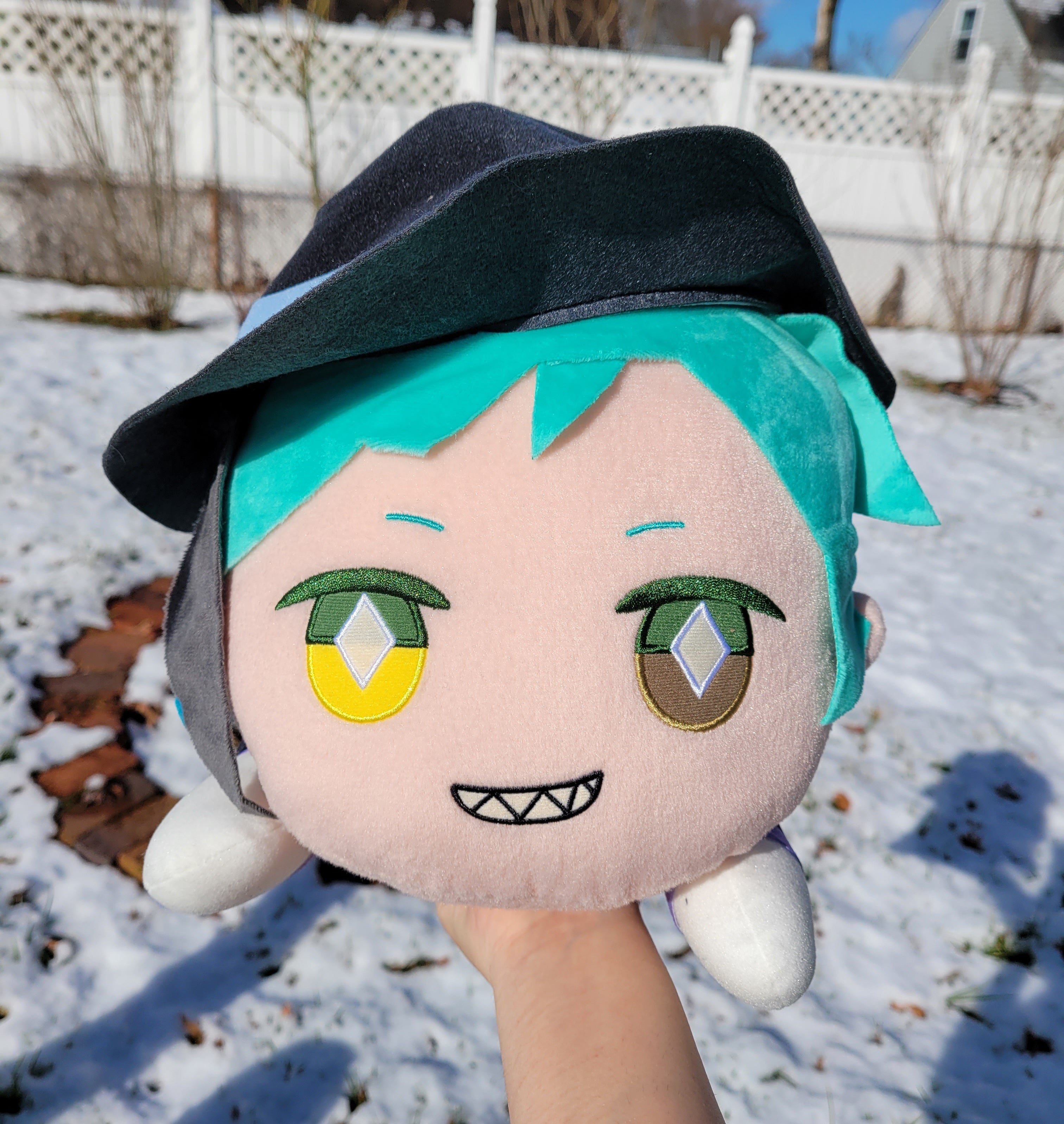 Twisted Wonderland Floyd Leech Jumbo Nesoberi Plush – Kuteki