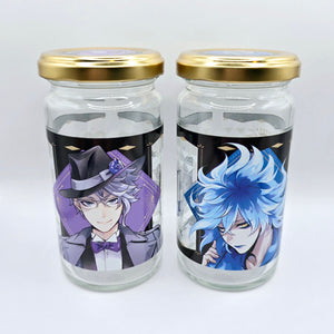 Twisted Wonderland Ignihyde & Octavinelle Mini Mason Jar Set