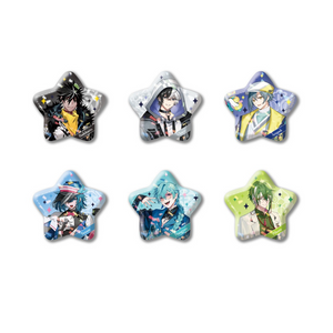 Fragaria Memories  Star-Shaped Can Badge - NOIR BOUQUET