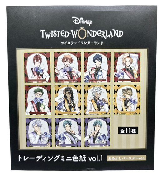 Twisted Wonderland Trading Mini Shikishi vol.1 Birthday Boy ver.