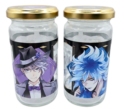 Twisted Wonderland Ignihyde & Octavinelle Mini Mason Jar Set