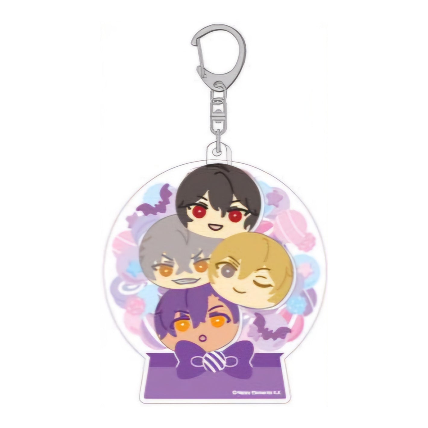 Ensemble Stars!! UNDEAD Steamed Bun Rubber Keychain