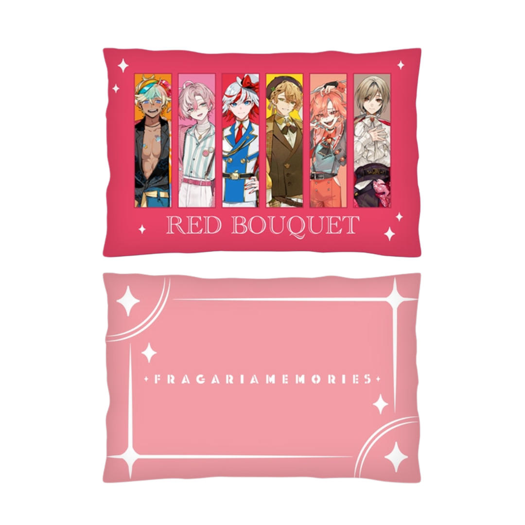 Fragaria Memories Premium Art Cushion - RED BOUQUET ver.2