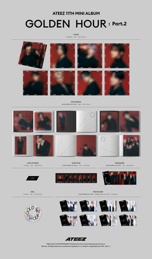 ATEEZ – 11th Mini Album [GOLDEN HOUR : Part.2] (DIGIPACK VER.)