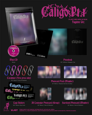 [Pre-Order] PLAVE – 3rd Mini Album [Caligo Pt.1] (Fugitive Ver.)