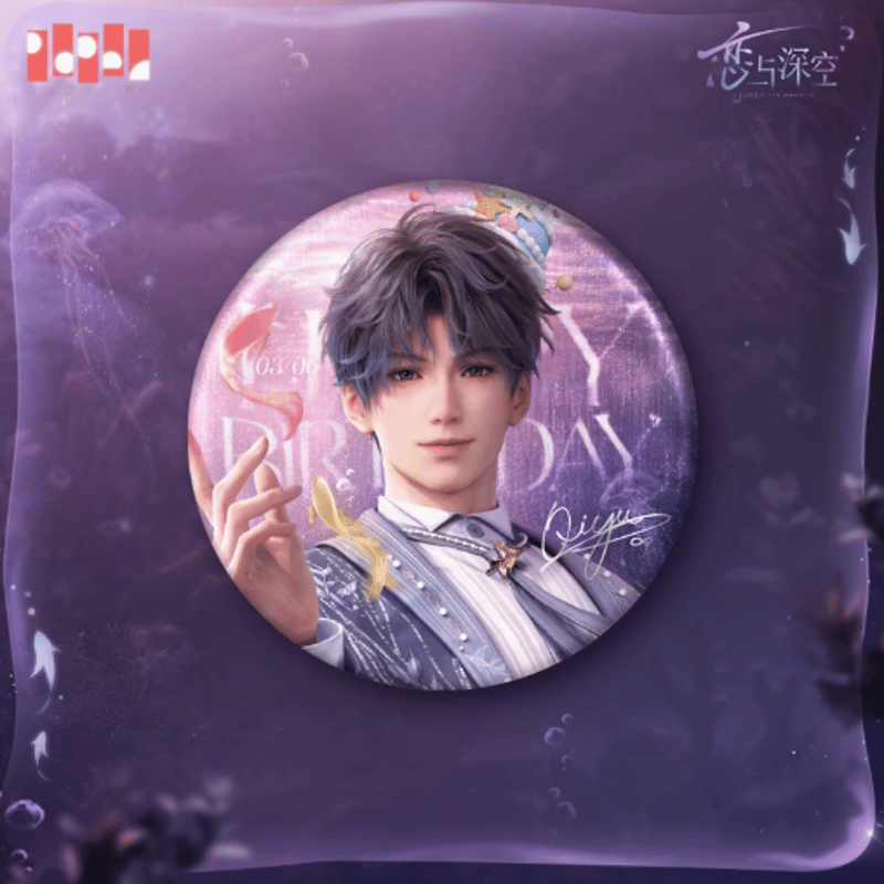 [PRE-ORDER CLOSED] Love and Deepspace - Rafayel 2025 Birthday Badge