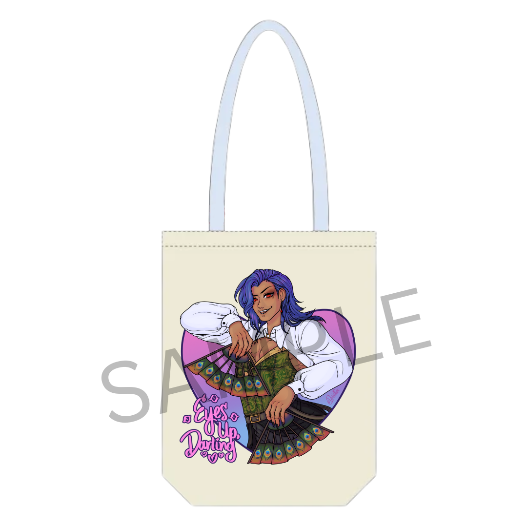 [PRE-ORDER] Dimitri LeFleur - "Eyes Up, Darling" Tote Bag