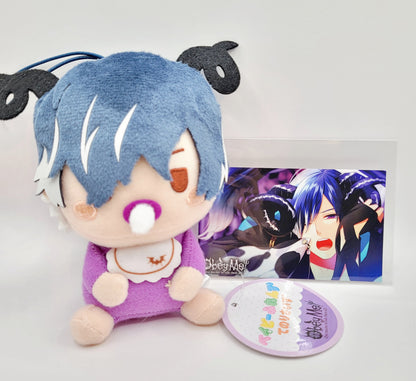 Obey Me! Baby Belphegor Mini Plush & Character Card