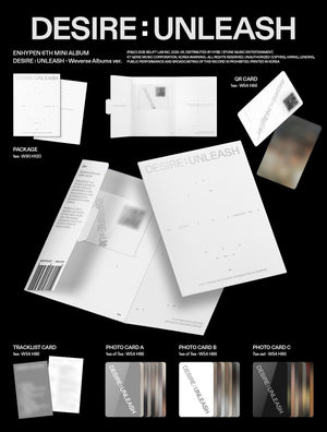 [PRE-ORDER] ENHYPEN – [DESIRE : UNLEASH] (Weverse Albums ver.)