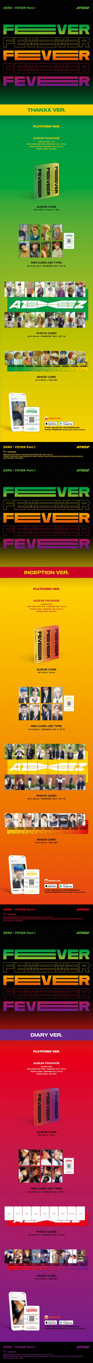 [PRE-ORDER] ATEEZ – ZERO : FEVER Part.1 (PLATFORM VER.)