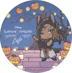 Twisted Wonderland Café Halloween Jamil Viper Souvenir Coaster